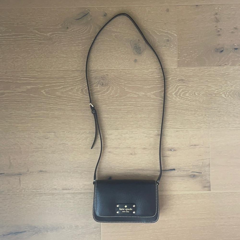 kate spade black crossbody purse